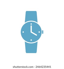 Armbanduhr Icon Vektorgrafik Vorlage, flaches Design Illustration Design