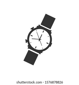 wrist watch hand watch vector icon watch, time, clock arm icon