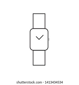 Wrist watch icon design vector. Modern style
