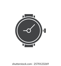 wrist watch icon Flat logo set collection