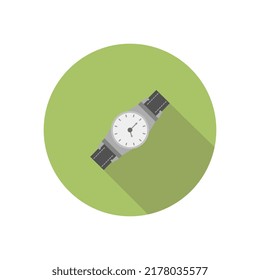 Wrist watch icon illustrated in vector