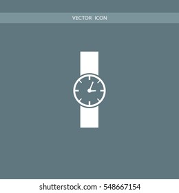 wrist watch icon illustration isolated vector, can be used for web and mobile design