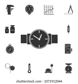 Wrist Watch icon. Simple element illustration. Wrist Watch symbol design from Measuring collection set. Can be used in web and mobile on white background