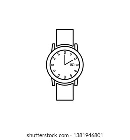 Wrist Watch Icon Vector Illustration - Vector