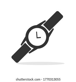 Wrist Watch icon vector isolated on white background