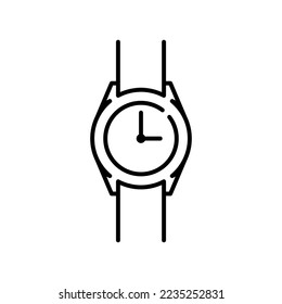 Wrist watch icon vector set. wristlet watch illustration sign collection. Time symbol. Hour logo.