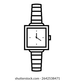 Wrist watch icon vector set. watch illustration sign collection. Clock symbol. Time web icons. timer logo.