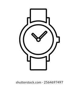 wrist watch icon vector symbol isolated