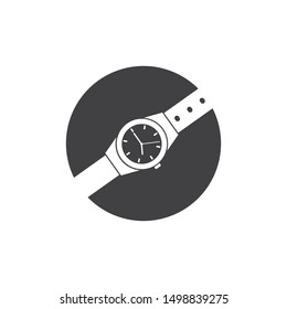 wrist watch icon vector template design template