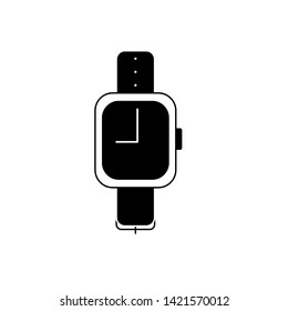 wrist watch icon.vector illustration. flat style