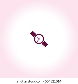 Wrist Watch Vector Icon.