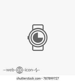 wrist watch vector icon