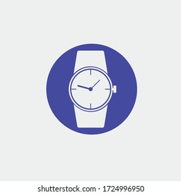 wrist watch vector icon illustration sign for web and design