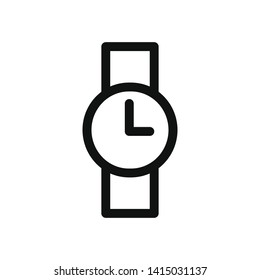 Wrist Watch vector icon in modern design style for web site and mobile app
