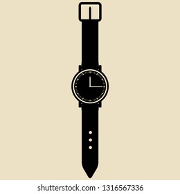 Wrist watch vector illustration