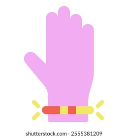 Wristband icon for web, app, infographic, etc