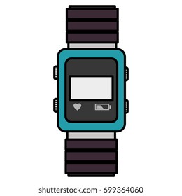 wristle watch isolated icon