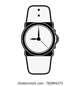 Wristwatch accesory isolated