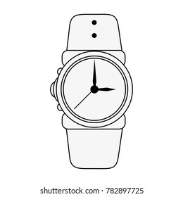 Wristwatch accesory isolated