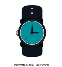 Wristwatch accesory isolated