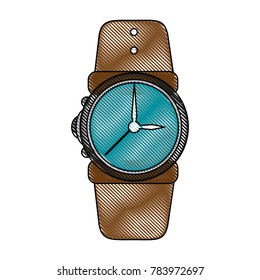 Wristwatch accesory isolated