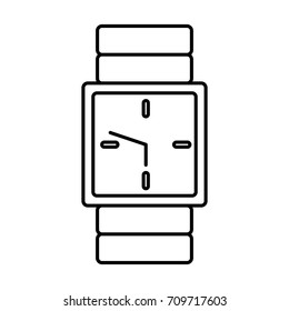 Wristwatch clock symbol