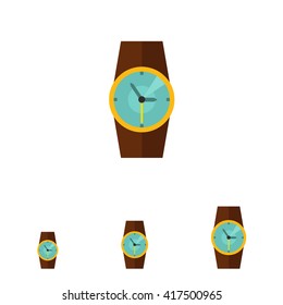 Wristwatch flat icon