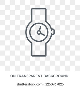 Wristwatch icon. Wristwatch design concept from Electronic devices collection. Simple element vector illustration on transparent background.