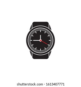 Wristwatch icon design isolated on white background. Vector illustration