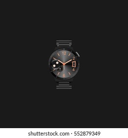 Wristwatch Icon Design Vector. Wristwatch for your  lifestyle