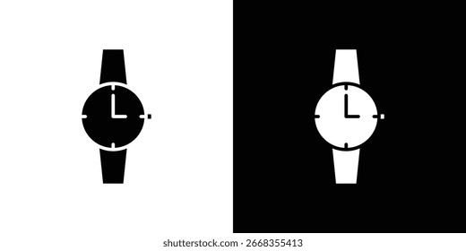 Wristwatch icon. graphic design vector symbols pack