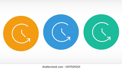 Wristwatch icon line. Drop shadow watch icon. line Men's hand watches accessory. Classic wrist watch icon.  line Isolated wristwatch black illustration. Watch logo concept. 