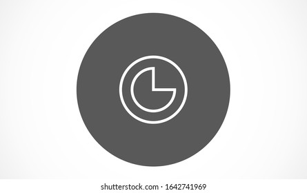 Wristwatch icon line. Drop shadow watch icon. line Men's hand watches accessory. Classic wrist watch icon. line Isolated wristwatch black illustration. Watch logo concept.