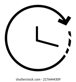 Wristwatch Icon Line. Drop Shadow Watch Icon. Line Men's Hand Watches Accessory. Classic Wrist Watch Icon. Line Isolated Wristwatch Black Illustration.