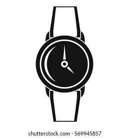 Wristwatch icon. Simple illustration of wristwatch vector icon for web