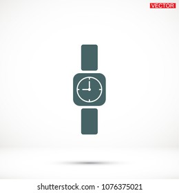Wristwatch icon Vector icon