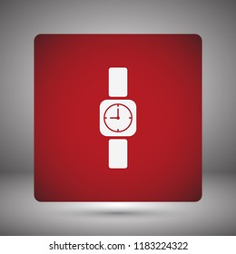 Wristwatch icon Vector icon