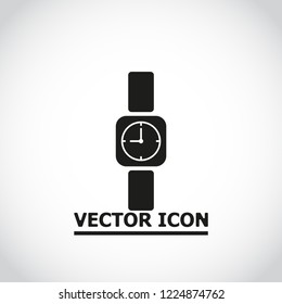 Wristwatch icon Vector icon