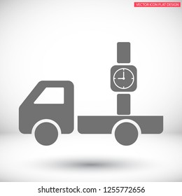 Wristwatch icon Vector icon