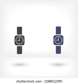 Wristwatch icon Vector icon