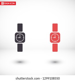 Wristwatch icon Vector icon