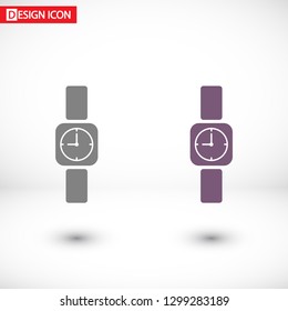 Wristwatch icon Vector icon