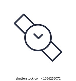 Wristwatch icon vector