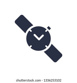Wristwatch icon vector