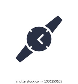 Wristwatch icon vector