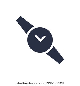 Wristwatch icon vector