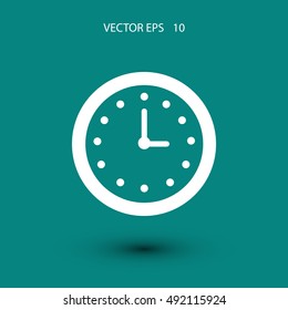 wristwatch icon vector, flat design best vector icon