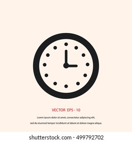 wristwatch icon vector, flat design best vector icon