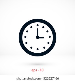 wristwatch icon vector, flat design best vector icon