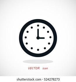 wristwatch icon vector, flat design best vector icon